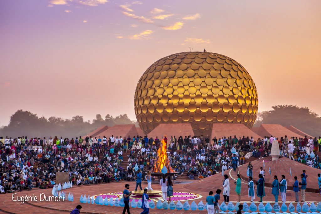 Auroville Fire and Water Anniversary Ceremony