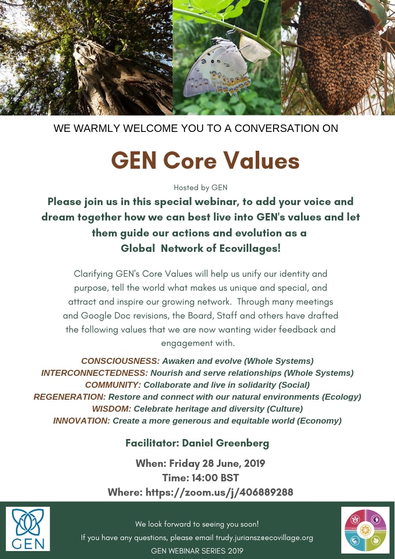 Webinar GEN Core Values