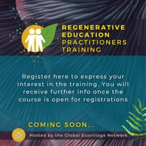 Regenerative Education Practitioners Training Register Here
