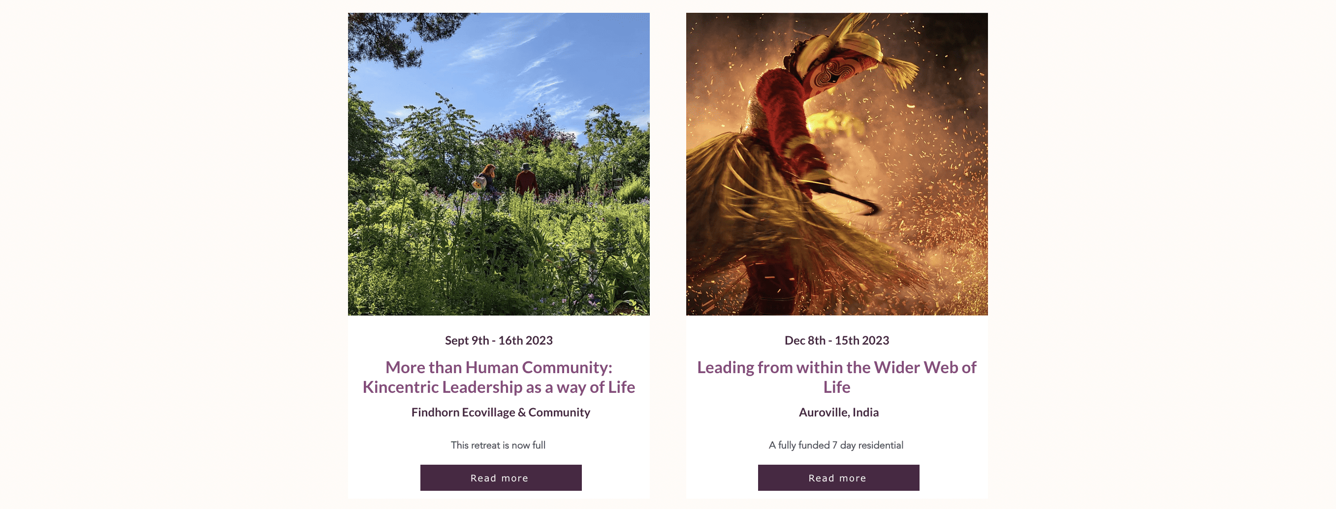 View our two upcoming reteats as pictured online at https://www.kincentricleadership.org/events