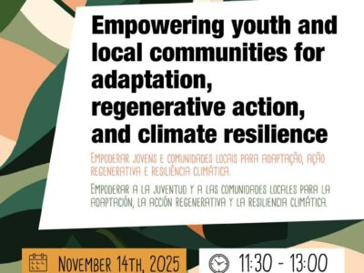 GEN at COP30 – Celebrating the Power of Communities for Climate Resilience